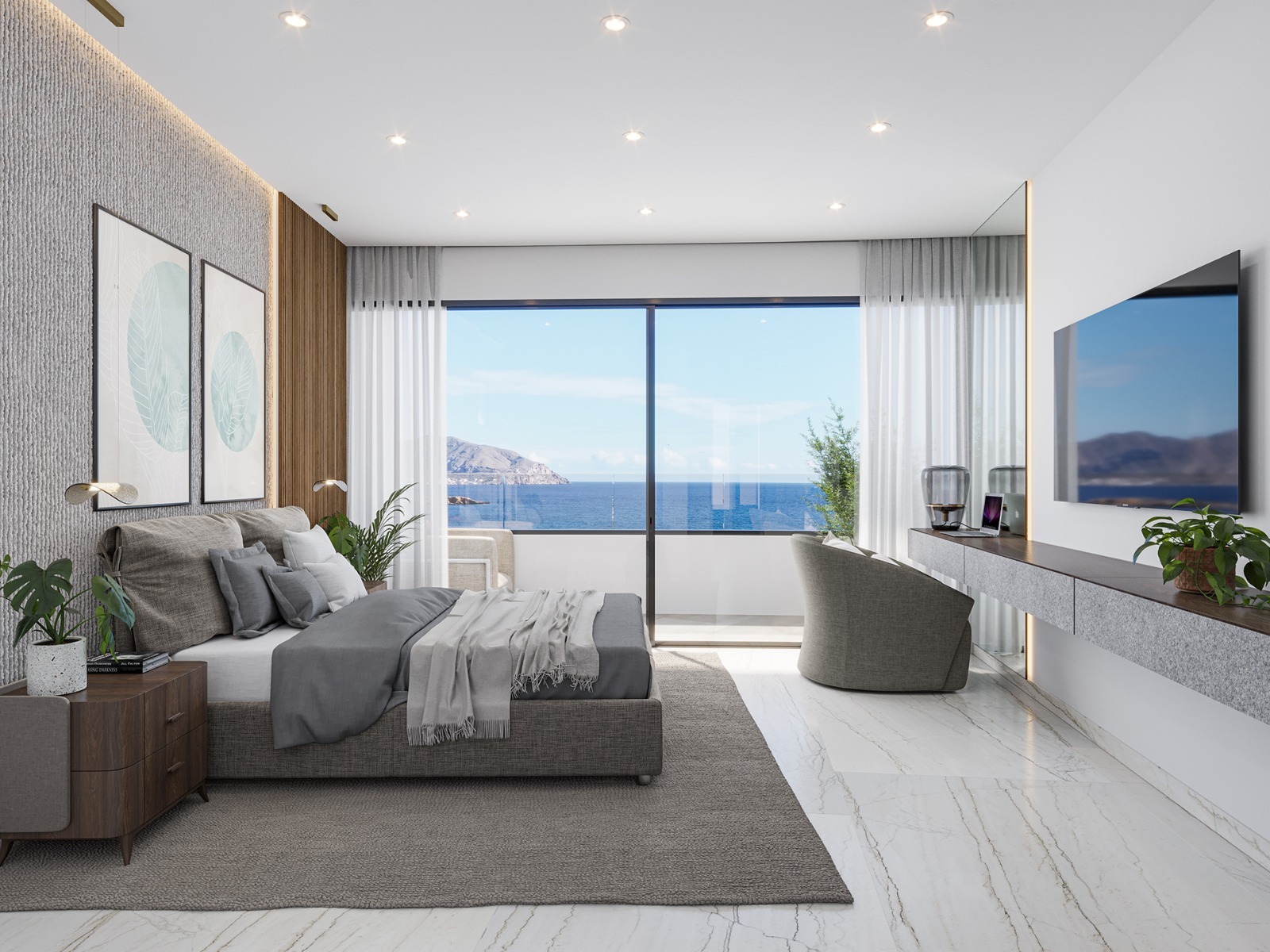 Chambre avec vue mer du projet Mitramar